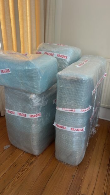 ESV Removals items packed for storage with Big Yellow Brighton